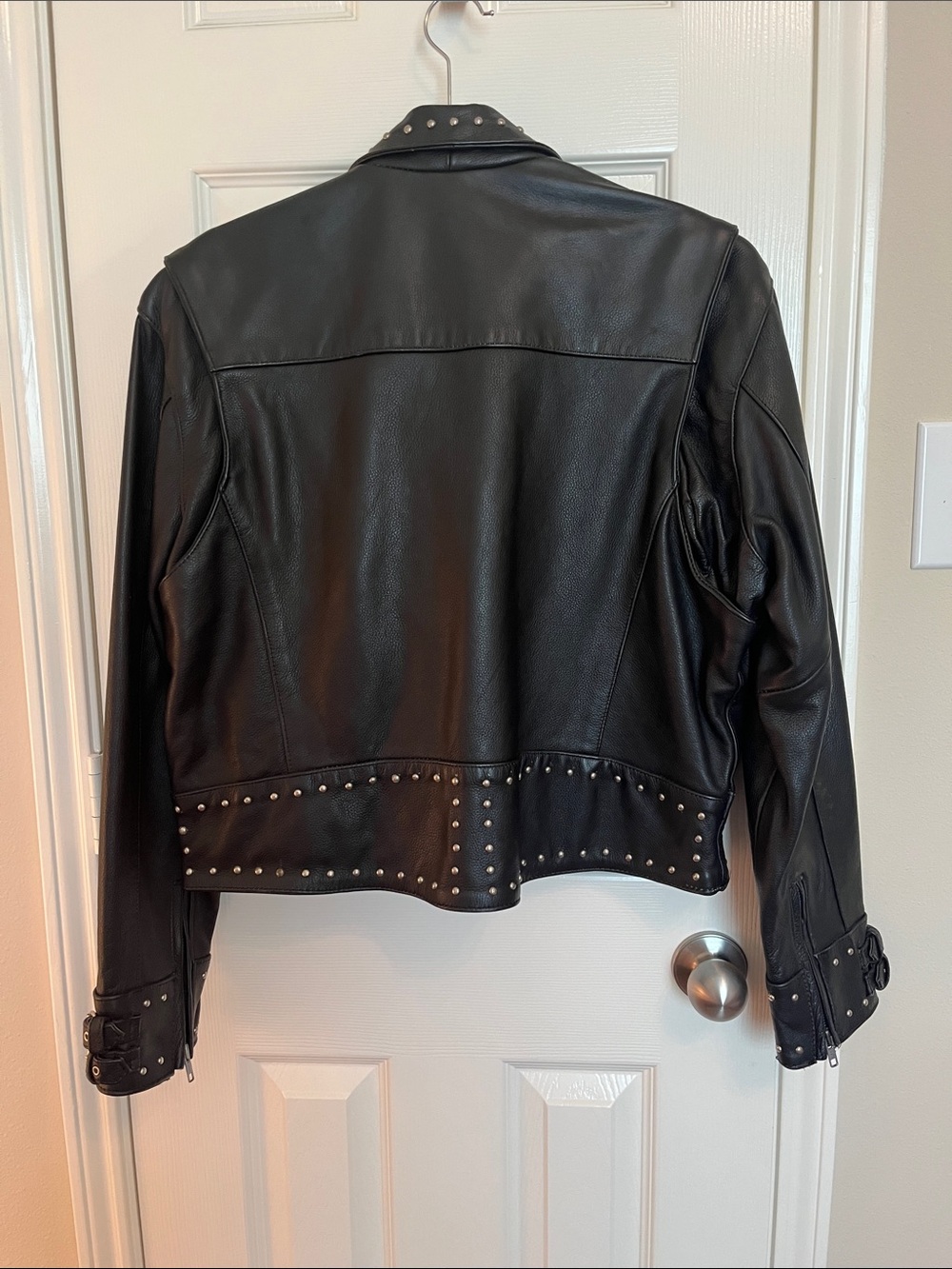 Jamin Leather Moto Studded Leather Jacket - Picture 7 of 16
